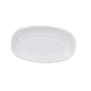 Vanilla White Melamine Platter Side Dish Plate Oval Serving Plate 16*8 cm
