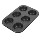 Non Stick 6 Slot Cup Cake Muffins Baking Mould/Tray 26*18 cm 44017 Pcs/Ctn 100