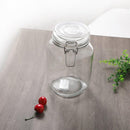 Airtight Glass Clip Top Round Storage Jar 20*9.5 cm