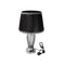 Home Decor Bedside Reading Desktop Table Lamp Silver Base Black Shade 53*30 cm 44650 24 Pcs/Ctn