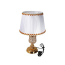 Home Decor Bedside Reading Desktop Table Lamp Lightning Base White Shade 49*30 cm