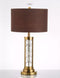 Home Decor Bedside Reading Table Lamp Gold Base Brown Shade 38*73 cm 44800 12 Pcs/Ctn