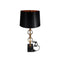 Home Decor Bedside Reading Table Lamp Gold Base Base Black Shade 38*73 cm 44802 6 Pcs/Ctn