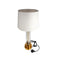 Home Decor Bedside Reading Table Lamp Copper Base Base Beige Shade 35*65 cm 44808 Pcs/Ctn 6