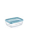 Trend Rectangle BPA Free Multipurpose Airtight Storage Box Food Container 2 Litre HB021003 60 Pcs/Ctn