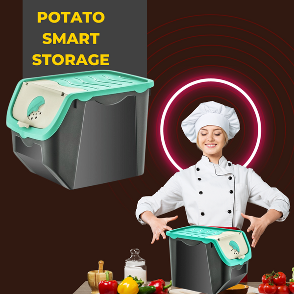 Mercan Onion & Potato Storage Box 12 litre 23.5*32.5*23.5 cm HB021506 Pcs/Ctn 12
