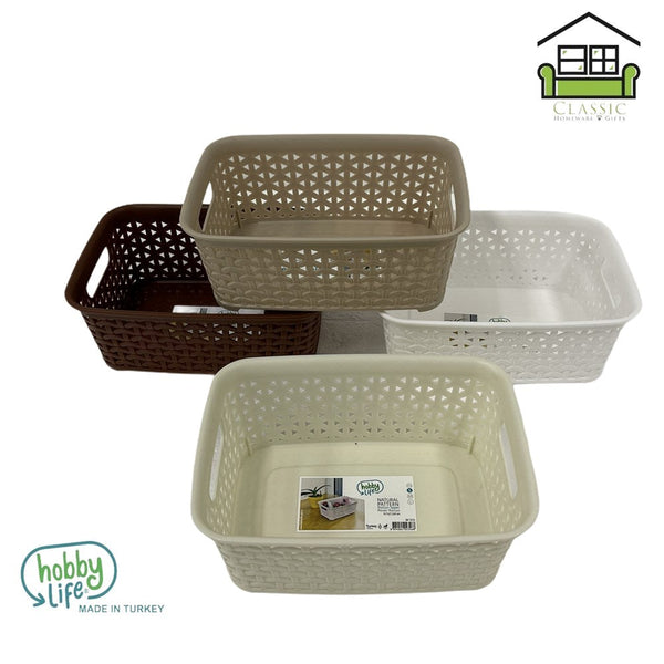 Multipurpose Rattan Home Kitchen Basket 21.2*14.7*8 cm HB041213 Pcs/Ctn 48