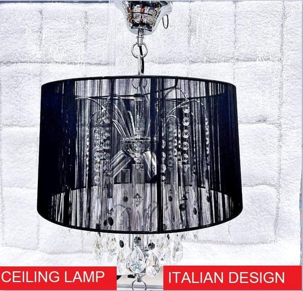 Allure Ceiling Crystal light Milano Black RM0644CB Pcs/Ctn 1