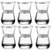 Lav Ajda 315 Glass Tea Cup Set 6Pcs Silver Krinkle Platin 165 CC TR-AJD-KRK Pcs/Ctn 8