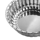 Stainless Steel Decor Serving Bowl Silver 26 cm