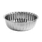 Stainless Steel Decor Serving Bowl Silver 30 cm