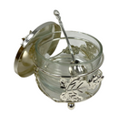 Silver Plated Sugar Pot with Spoon 56*56*53 cm