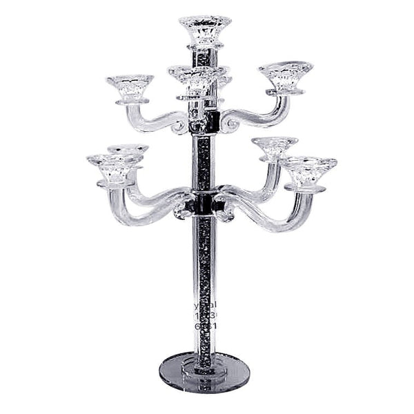 Home Decor Crystal Glass Candlestick Holder 9 arms 60 cm 45631 Pcs/Ctn 3
