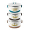 White Plastic Vaccumm Insulated Hot Pot Food Warmer Set of 4 1L+2L+4L+6L 45579 Pcs/Ctn 8