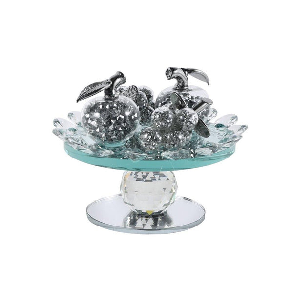 Home Decor Crystal Fruit and Stand 45692 Pcs/Ctn 24