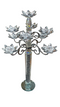 Home Decor Crystal Glass Candlestick Holder 9 arms 45641 Pcs/Ctn 2