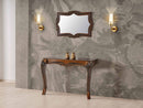 Sutun Minimalist Design Polished Timber Design Hallway Bedroom Dresser Table Console Table and Mirror Sideboard Set 110*45*75 cm