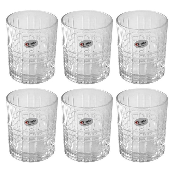 Drinking Glass Tumblers Set of 6 325 ml