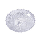 Fruits Nuts and Candies Glass Serving Divided Plater D - 23 cm