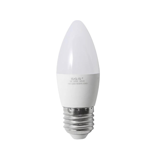 LED Light Bulb 5W E27 For Lamps Chandeliers 37 mm