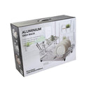 Aluminium Dish Drainer Rack Cutlery Storage Organizer Combo Water Drainer Tray 55*35*27 cm