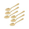 Stainless Steel Tableware Deco Gold Dessert Spoon Set of 6 Pcs 15*3.1 cm