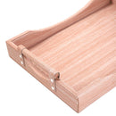 Deco Timber Pattern Rectangle Serving Tray Set of 2 Pcs 49.5*34.2*7.5/42*29.6*7.5 cm