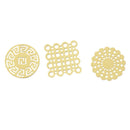 Deco Round Non Slip Coaster Heat Resistant Placemats Set of 6 cm 10 cm