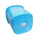 Multipurpose Plastic Laundry Basket Storage Utility Basket Multi-color 40.2*39.9*42.5 cm