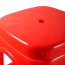 Plastic Chair Stool Home Kitchen Outdoor Stackable 29.5*48.5 cm
