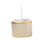 Multifunctional Gold Basket Style Acrylic Cutlery Holder Chopsticks Stand 24*10 cm