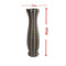 Home Decor Cylindrical Ceramic Vase Plain Grey 46*10 cm 44662GREY 16 Pcs/Ctn