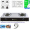Stainless Steel Gas Stove Double Burner AGA Approved Excluding Regulator (Regulator Purchased Separately as an Optional) CLAS1401 1 Pcs/Ctn