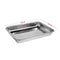 Stainless Steel Baking Tray Rectangular Shallow 44*34 cm 4.5 cm Depth