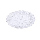 Crystal Glass Round Fruit Plate 33*4 cm
