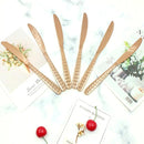 Stainless Steel Gold Table Knife Set of 6 Pcs