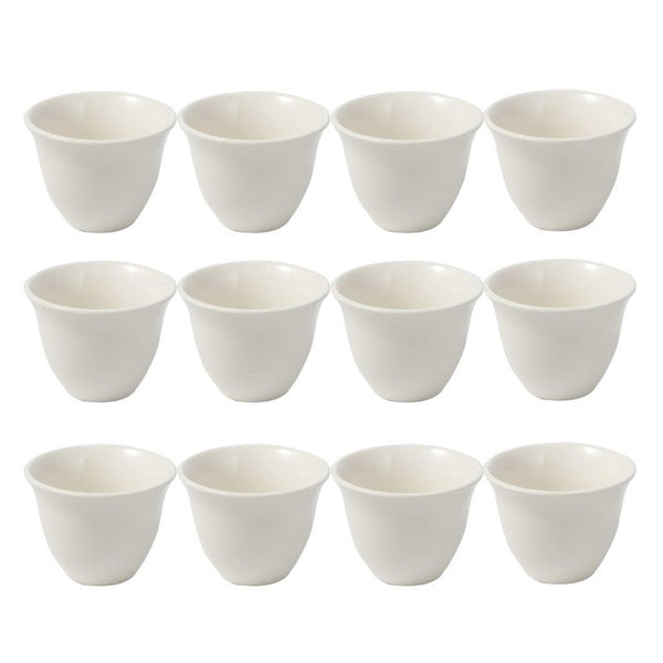 Ceramic Coffee Cawa Shafee Cup Set of 12 Pcs Set 80 ml 39539 Pcs/Ctn 24