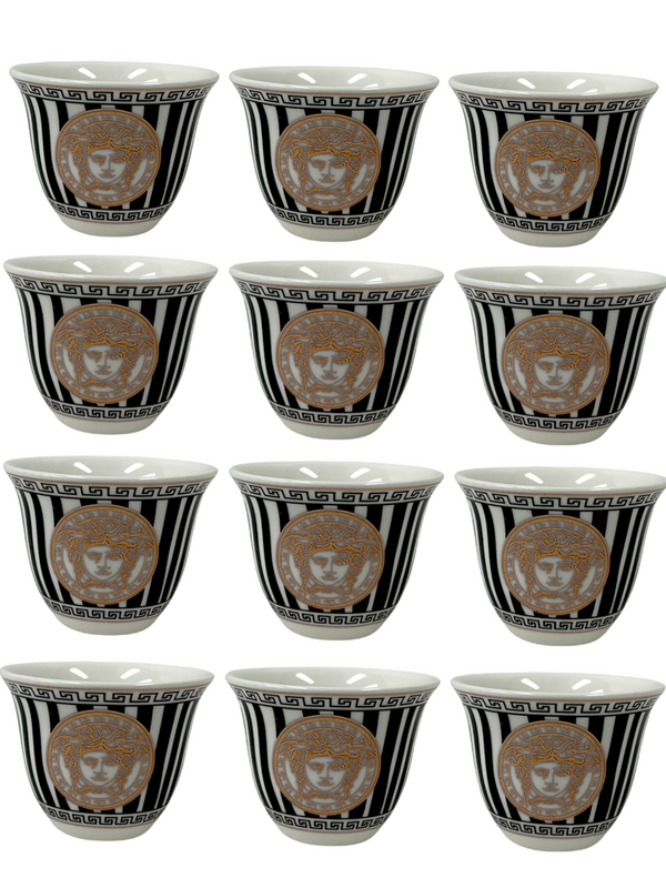 Ceramic Coffee Cawa Shafee Cup Set of 12 Pcs Set 80 ml 40514 Pcs/Ctn 24