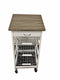 Kitchen Trolley on Wheels with 3 shelf Baskets And 1 Drawer cabinet 32*33.5*75.5 cm 42013 Pcs/Ctn 1