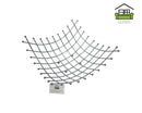 Iron Fruit Basket Decorative Fruit Bowl Chrome Finish 32*32*13 cm
