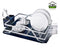Aluminium Dish Drainer Rack Cutlery Storage Organizer Combo Water Drainer Tray 42031 Pcs/Ctn 6