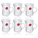 Premium Lead Free Glass Tea Cup Set of 6 pcs 145 ml (37229) (Ctn Box 12 units)