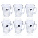 Premium Lead Free Glass Tea Cup Set of 6 pcs 225 ml (Ctn Box 12 units)