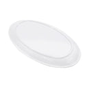 Melamine Serveware Dinnerware Oval Plate Plain White 14 inch