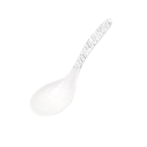 Melamine Serving Spoon Rice Spoon Plain White 22 cm