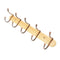 Metal Door Hook Rack Wall Cloth Hanger 51*9 cm (Ctn Box 20 units)