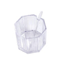 Premium Quality Acrylic Sugar Bowl Candy Jar with Spoon 9X13 cm