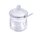 Premium Quality Acrylic Sugar Bowl Candy Jar with Spoon 8X12 cm (Ctn Box 120 units)