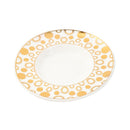 Ceramic Coffee Cup and Saucer Set of 6 Pcs Abstract Print Design 80 ml 11 cm (Ctn Box 24 units)
