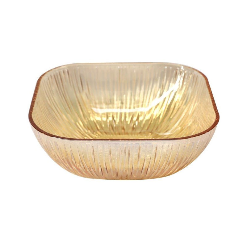 Gold Engraved Pattern Dish Bowl and Glass Serving Bowl Set of 7 Pcs 20*8cm 
10*5.5cm (Ctn Box 8 units)